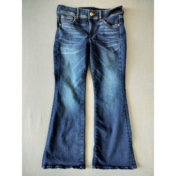 American Eagle Women's Kick Boot Size 12 Super Stretch Jeans - Picture 1 of 8